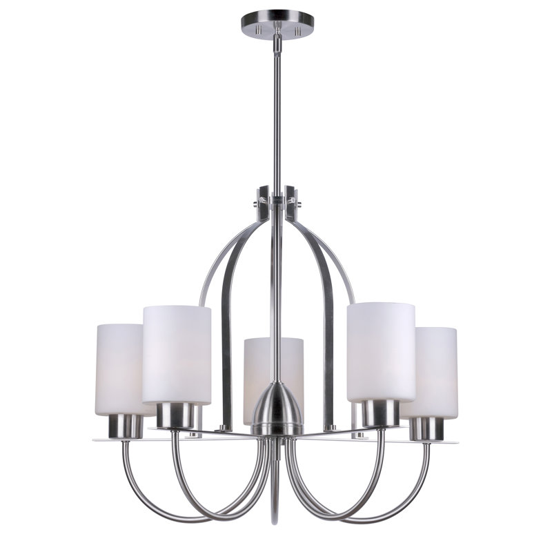 Henefer 5 - Light Dimmable Tiered Chandelier
