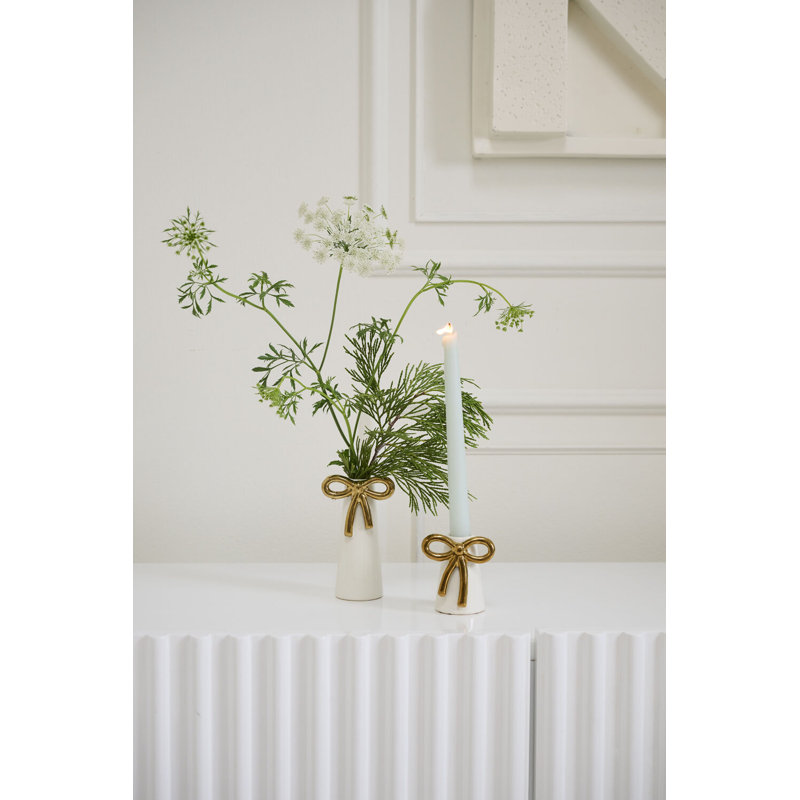 Coquette Candleholder 3"x 2.5"x 3"