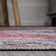 Sarok Ogee Medallion Machine-Washable Red/Blue/Brown Rug