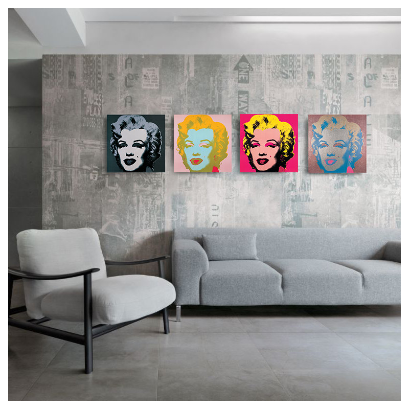 Andy Warhol - No Frame Print on Wood