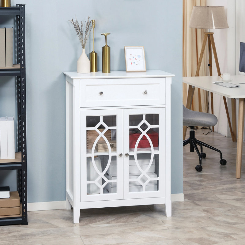 Akain Accent Cabinet, White