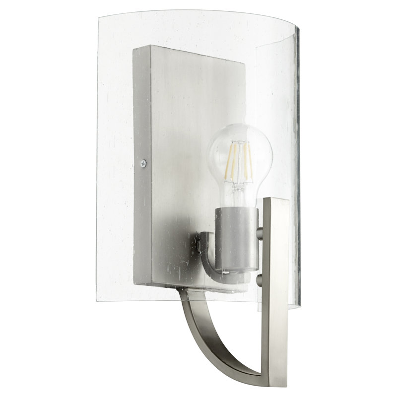 Tingledale Armed Sconce, Satin Nickel