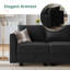 Canapé modulaire en coin avec chaise et repose-pieds Tremee-87232994