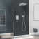 Shower Faucets & Systems Pressure-Balanced Complete Shower System with Rough in-Valve
