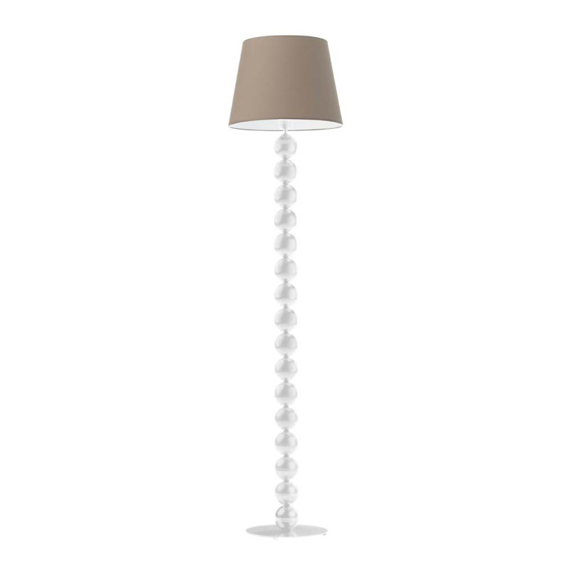 Ayanami 166cm Traditional Floor Lamp, Beige, White