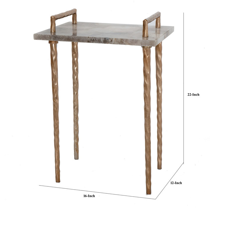 Table de bout en pierre