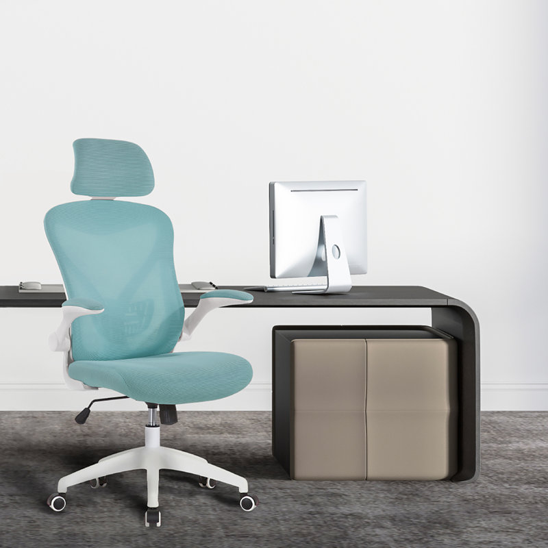 Chaise de travail en filet Molina, Bleu