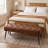  44" W Mid-Century Modern Tufted Velvet Bench-965398932