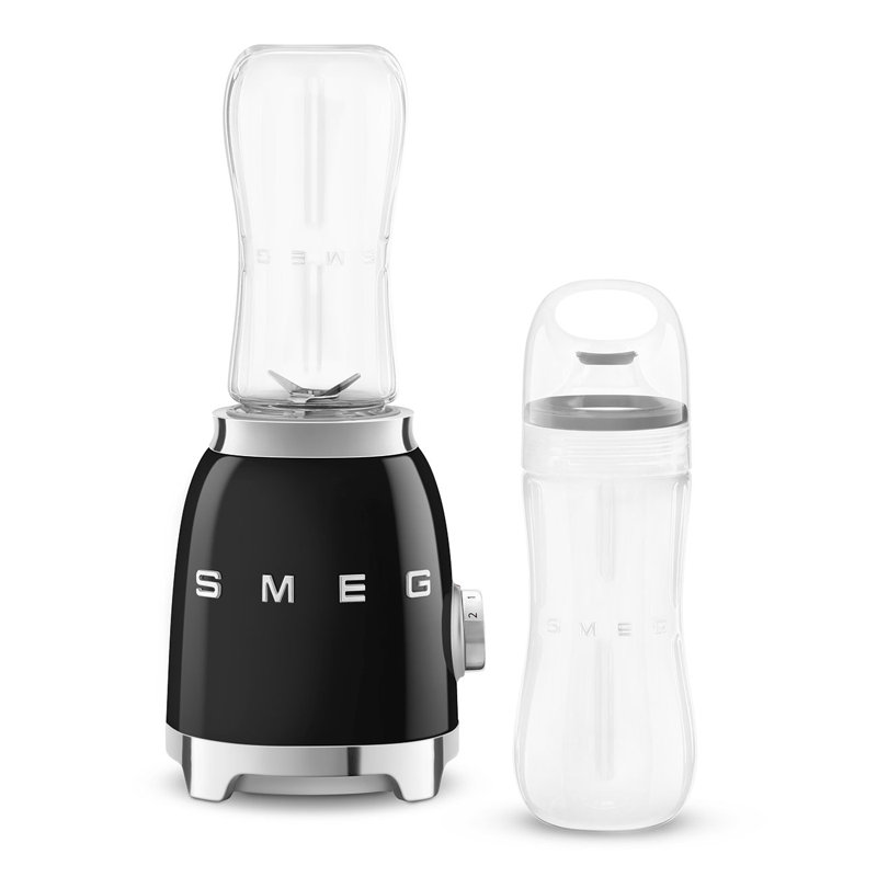 Smeg PBF01 50's Style Retro Personal Compact Blender, Black