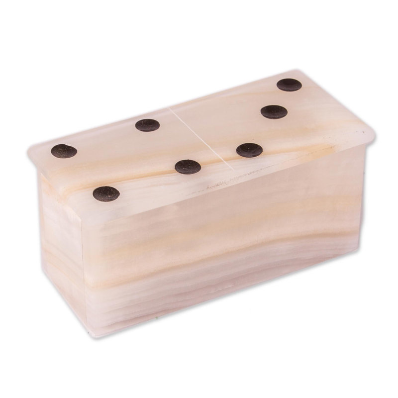 Ensemble de dominos onyx 28 pièces Rezan