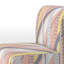 Fauteuil de chambre d'appoint en velours