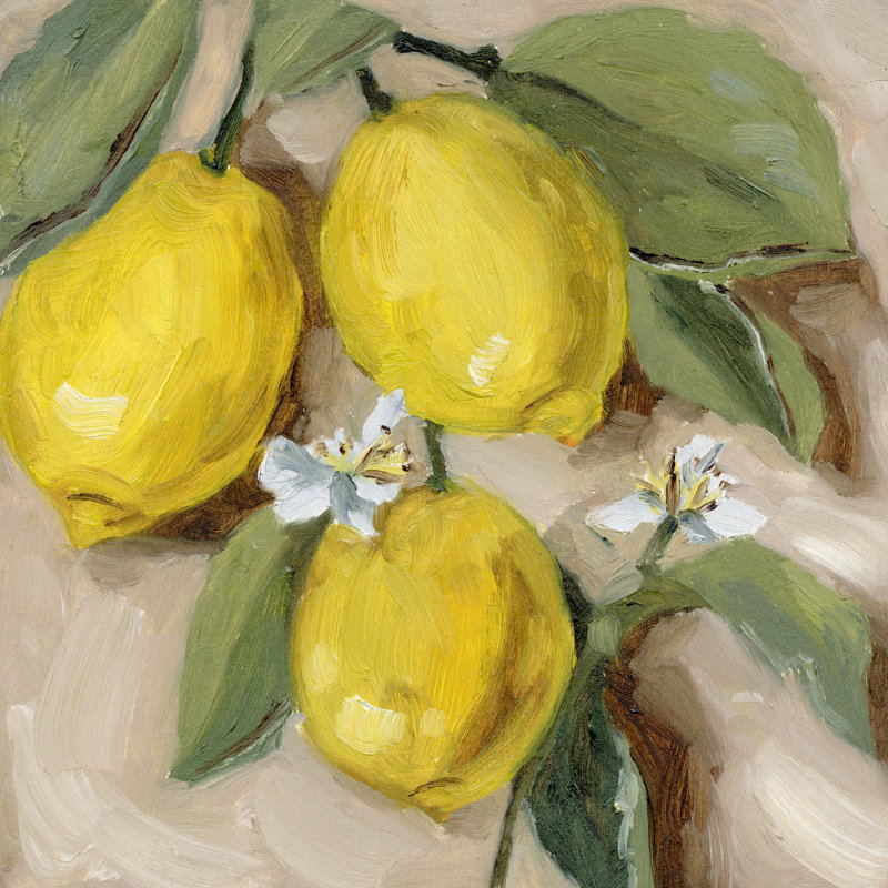 «With the sun I» par Melissa Wang - peinture sur toile tendue, H 36 po x l 36 po