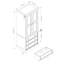 Lockway 2 Door, 3 Drawer Wardrobe, Pine Antique Wax, Wax, Corona Design-1772832065