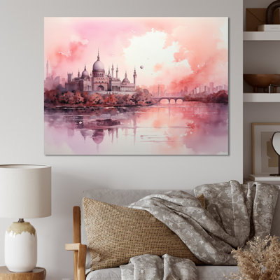 Médiévale majestueuse sur toile