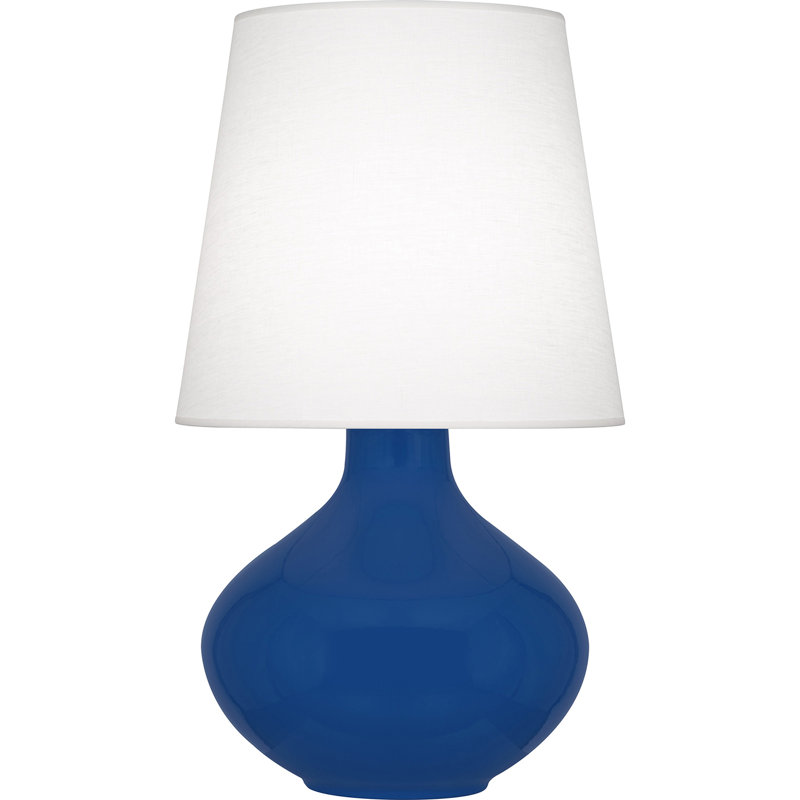 Lampe June, Lin huître, Cobalt