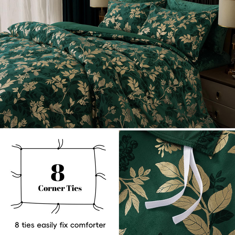 PHF Truly Velvet Duvet Cover Set, 3pcs Ultra Soft Breathable Comforter Cover Set, Luxury Cozy Flannel Duvet Cover with Pillow Shams Bedding Collection