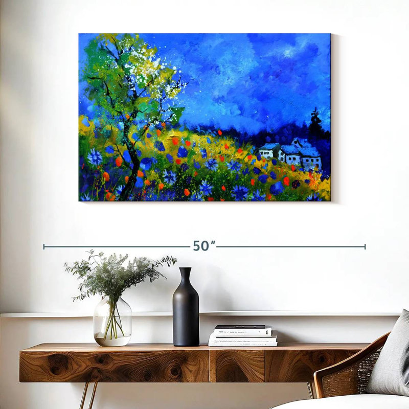 Alvord fleur d'été, H 26 po x l 39 po