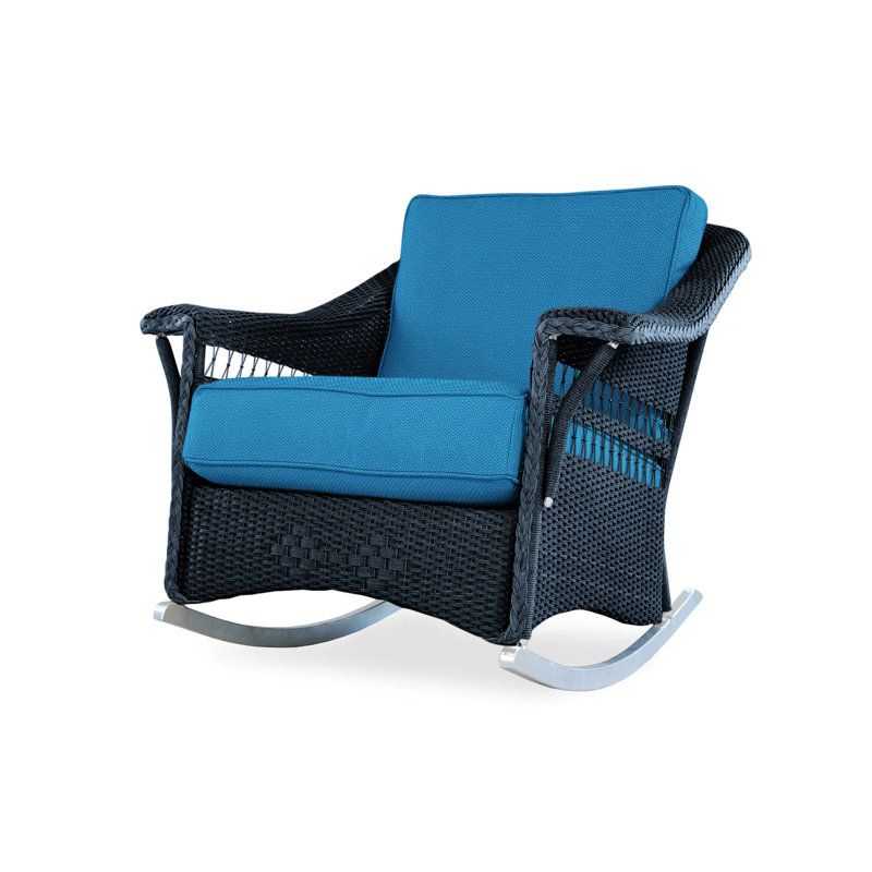 Nantucket Outdoor Rocker Chair, Demo Skyway, Ebony