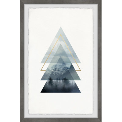 Triangle Pines by Marmont Hill - Single Picture Frame Painting
