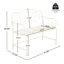 Banc de jardin Sunnydaze