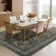 Oriental Machine Washable Rug with Rubber Non-Slip Backing for Living Room, Dining Room, Bedroom, Office & Playroom