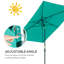 Parasol de marché rectangulaire Kaliope-1423119500