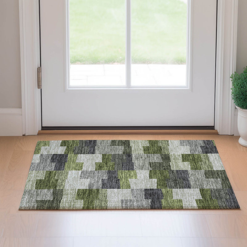 Tapis Merlot Premium lavable à la machine, Rectangle 1 pi 8 po x 2 pi 6 po