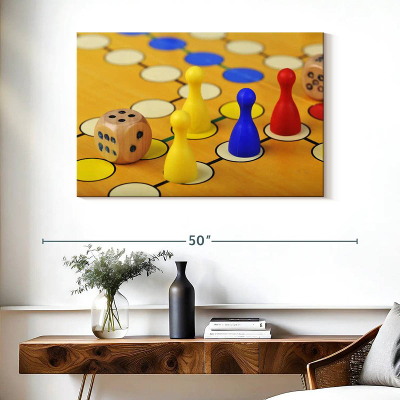 Senne Ludo Game, H 26 po x l 39 po