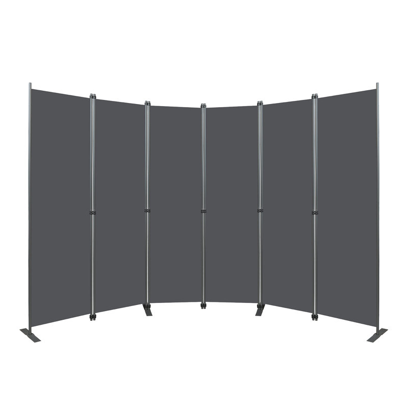 Paravent pliant pour espace intérieur, 8, H 71,02 po x l 159,12 po x P 2,12 po