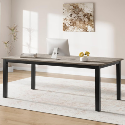 Metal Base Dining Table