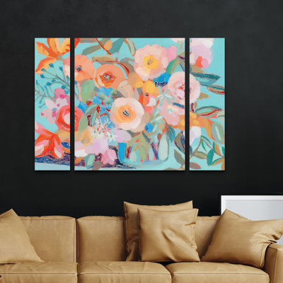 Ensemble de 3 panneaux d'art mural - Suzanne Allard 