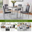 5 Piece Wooden Dining Table Set