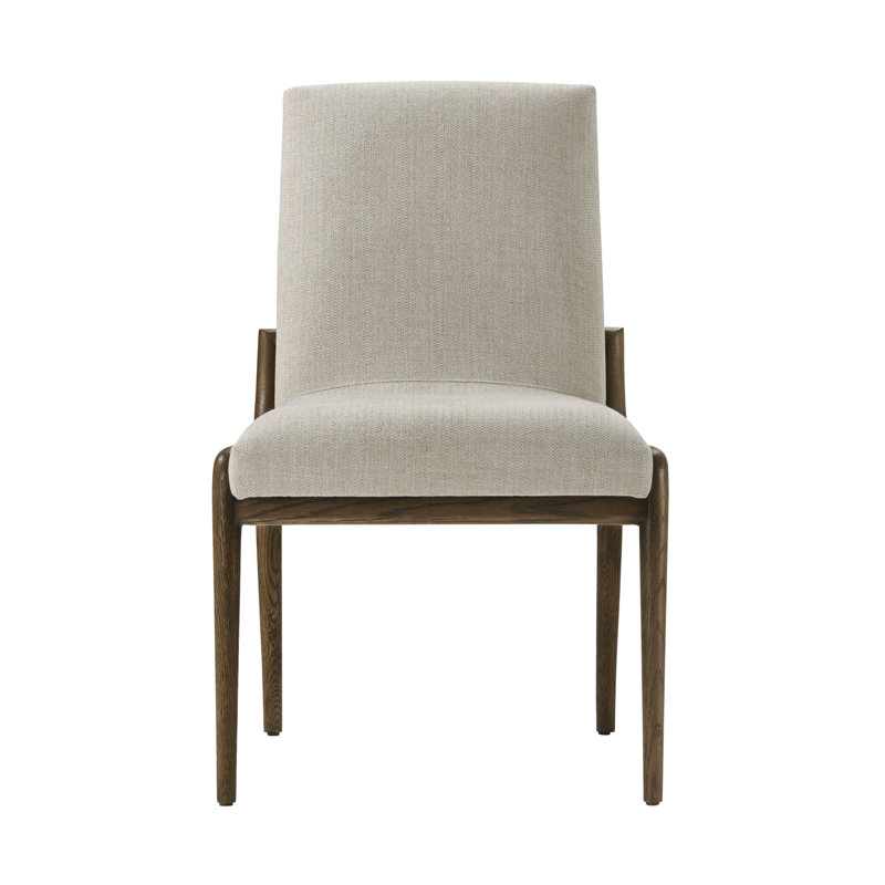 Catalina 18.75'' H Upholstered Oak Side Chair, Earth, 1