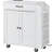 Kitchen Island Cart Rolling Storage Cabinet On Wheel With Charging Station