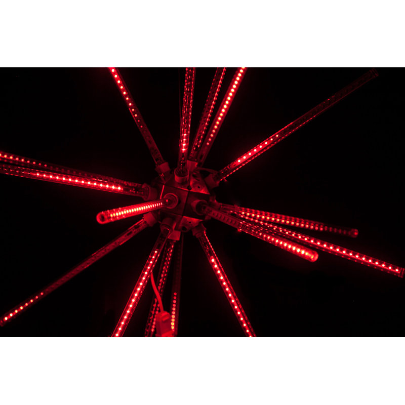 Décor de fenêtre lumineux, Rouge