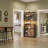Wine Bar Cabinet with LED Lights, Tall Coffee Bar Station with Power Outlets and Wine Rack, Kitchen Microwave Stand Bakers Rack Cabinet for Living Room-135216628