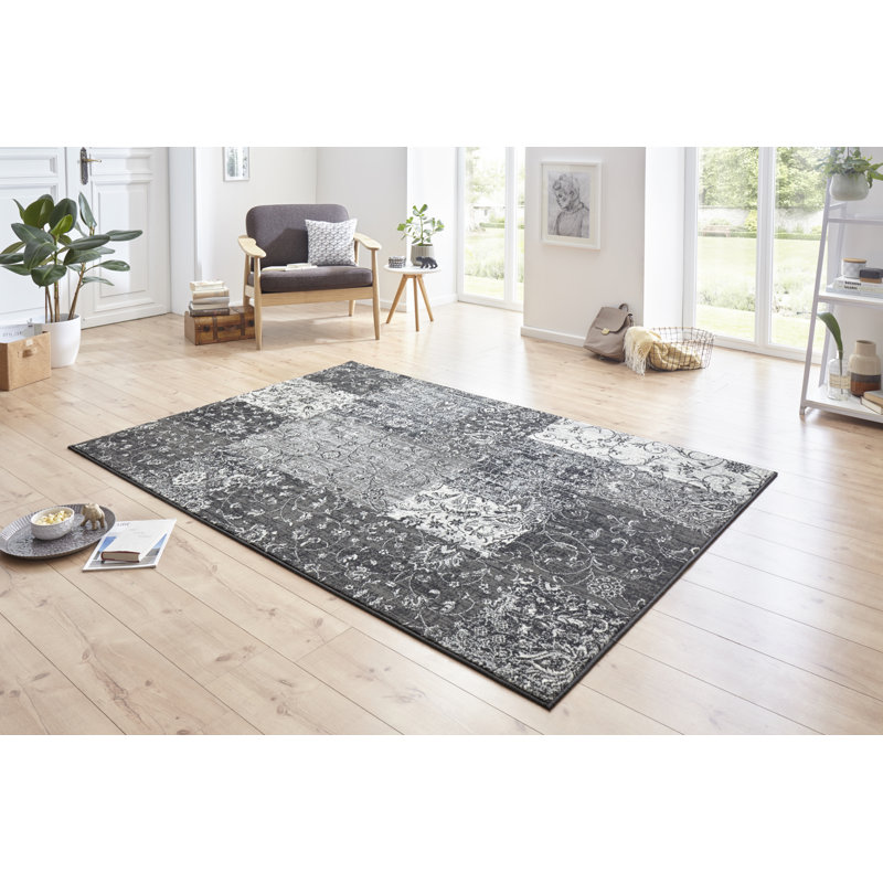 Celebration Kirie Flatweave Light Grey Rug, Rectangular 200 x 290cm
