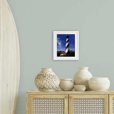 St. Augustine Lighthouse Framed Print Under Glass, design by Wind River Studios