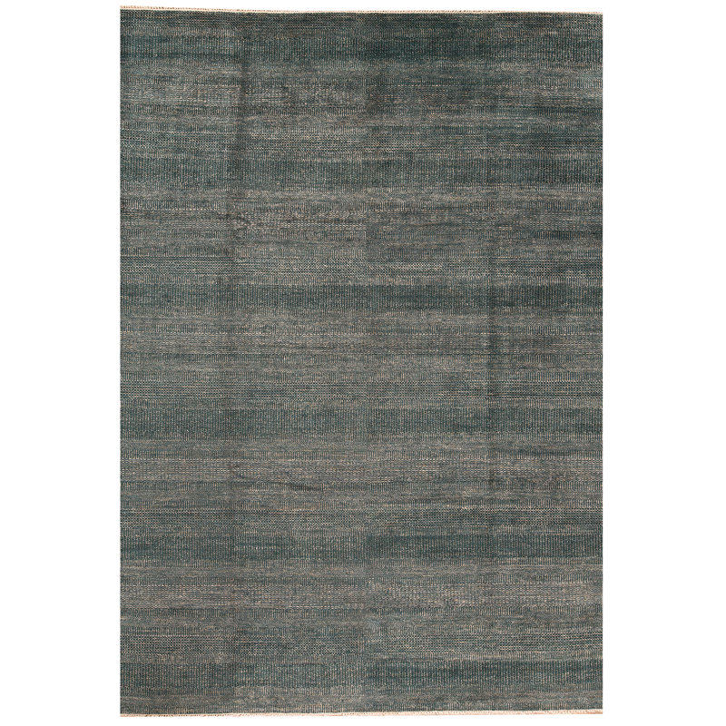 Hand-Knotted High-Quality Beige and Blue Area Rug