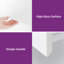 Commode 4 tiroirs avec finition ultrabrillante