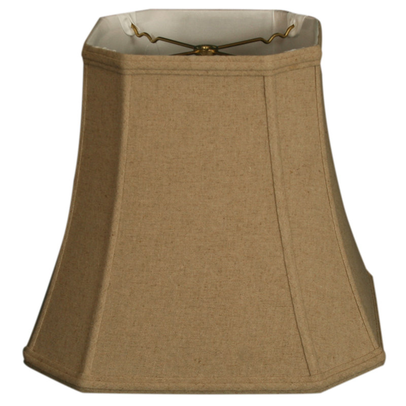 Abat-jour cloche en lin (araignée), Crème, H 14 po x l 16 po x P 16 po