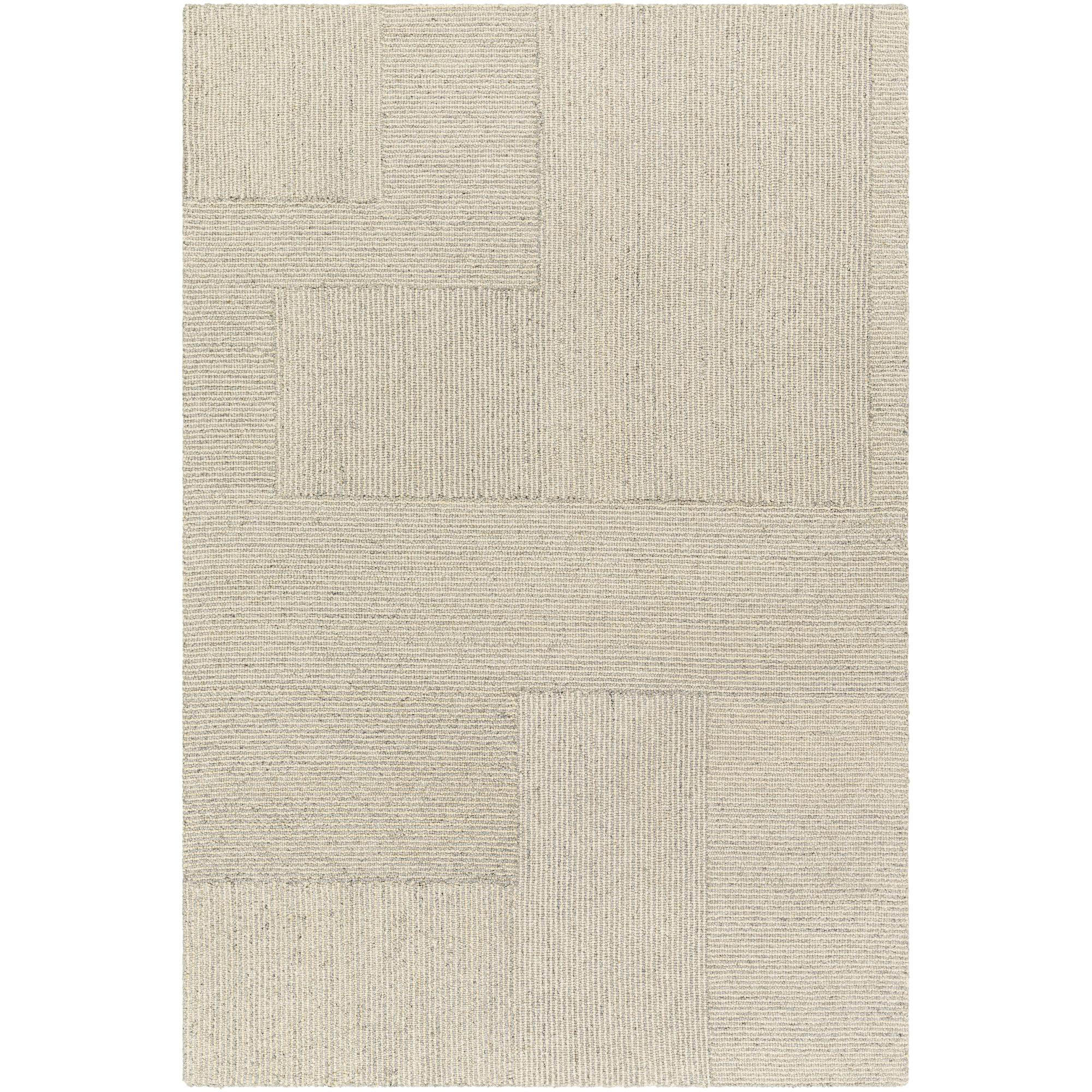 Stanley Floral Handmade Tufted Wool Green/Beige Area Rug August Grove Rug Size: Rectangle 8'6 x 11'6