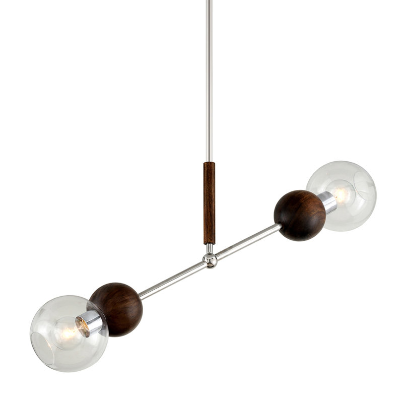 2 - Light Kitchen Island Geometric Pendant