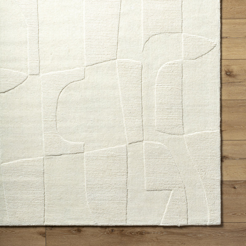 Tapis moderne tissé à la main Marysvale, Rectangle 2 pi x 3 pi