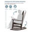 Wolak HDPE Rocking Adirondack Chair-1315877126