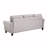 Comfortable Linen Upholstered Sofa for Home and Office, Enhancing Spaces-975184020