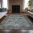 Machine Washable Indoor/Outdoor Xhevrie Pewter Rug-112132076