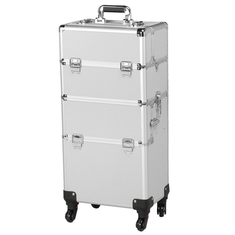 Trousse de maquillage 3 en 1 Acevedo, Argent
