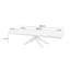 Dariane Extendable Oak Metal Base Dining Table-1505007537