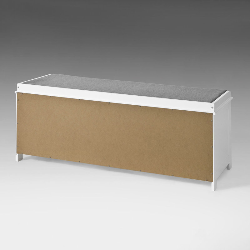 Segars Polyester Upholstered Storage Bench